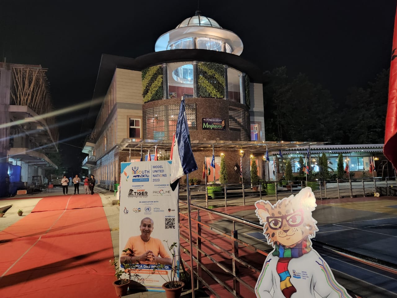 Day 2-Night time view-G D Goenka School-YOIMUN 2023